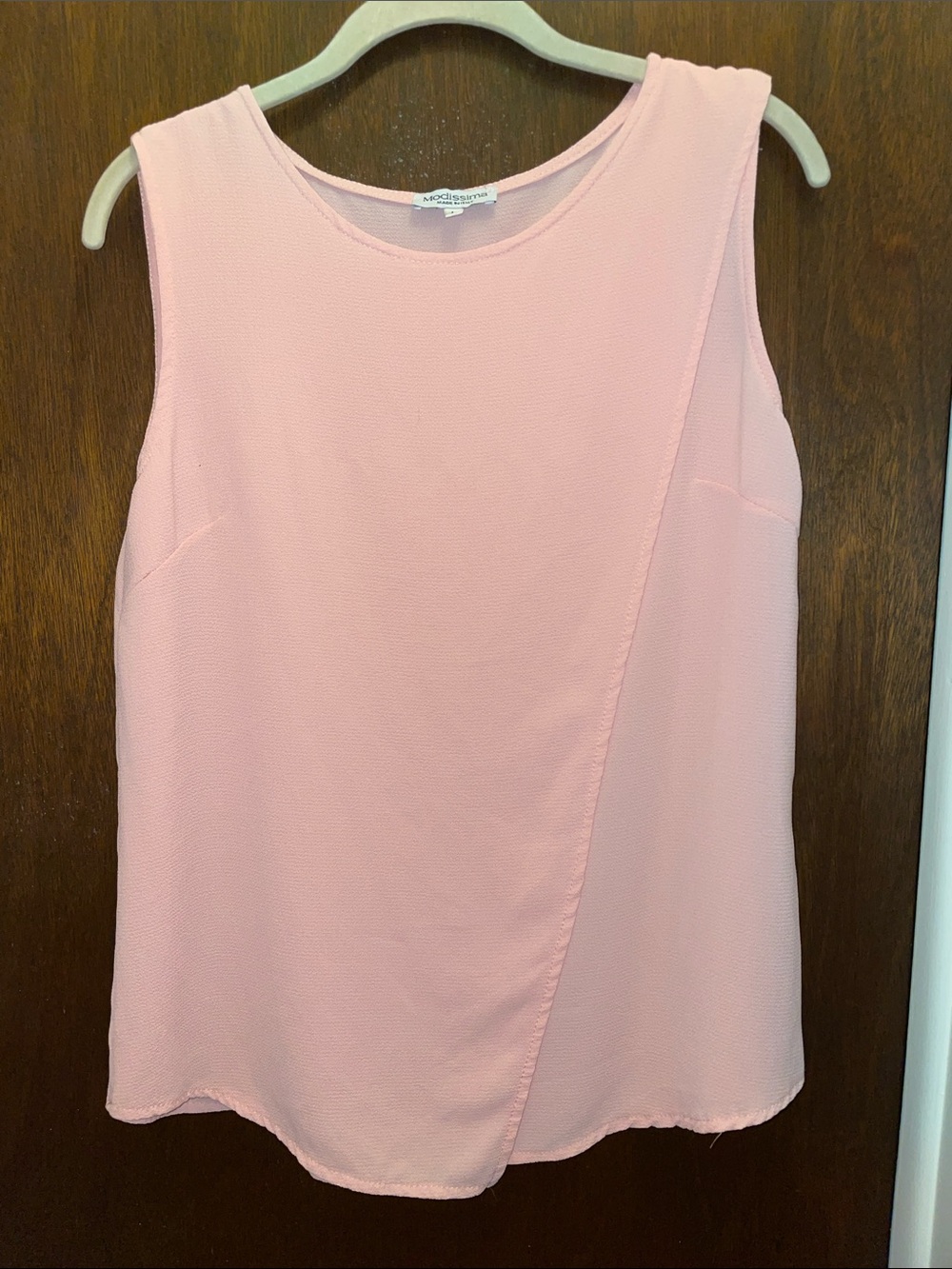 Modissima size M light peach-colored sleeveless top